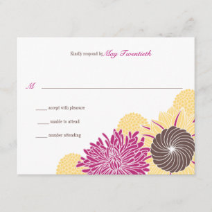 El jardín florece respuesta de la boda