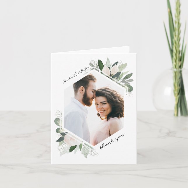 El jardín Rubor le agradece tarjeta de nota (Anverso)