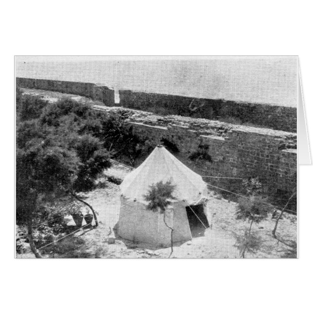 `El jardín y tienda de Abdu'l-Baha en Akka (Anverso (Horizontal))