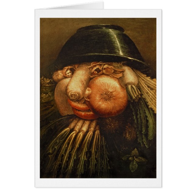 El jardinero vegetal, c.1590 (aceite en el panel) (Frente)