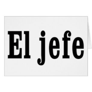 El jefe