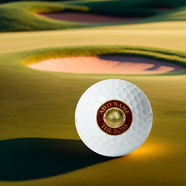 El jefe - Bolas de golf Titleist Pro V1 personaliz (Subido por el creador)