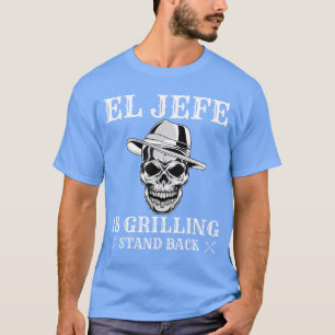El Jefe Está Asando Aléjate Camiseta Divertida De