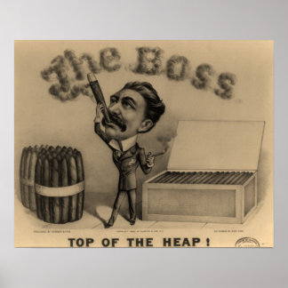 ¡El jefe! Impresión para fumadores de cigarrillos