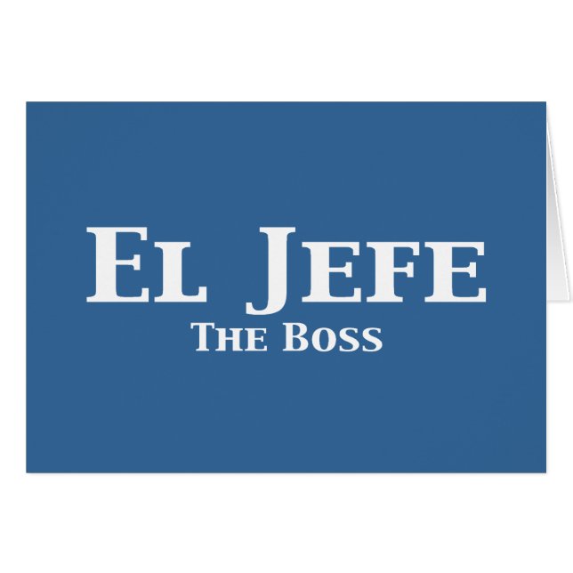 El jefe los regalos del jefe (Anverso (Horizontal))