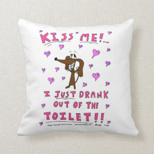El jején "ME BESA" almohada