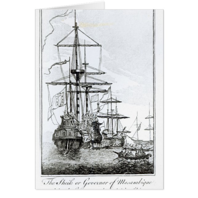 El jeque o el gobernador de Mozambique (Frente)