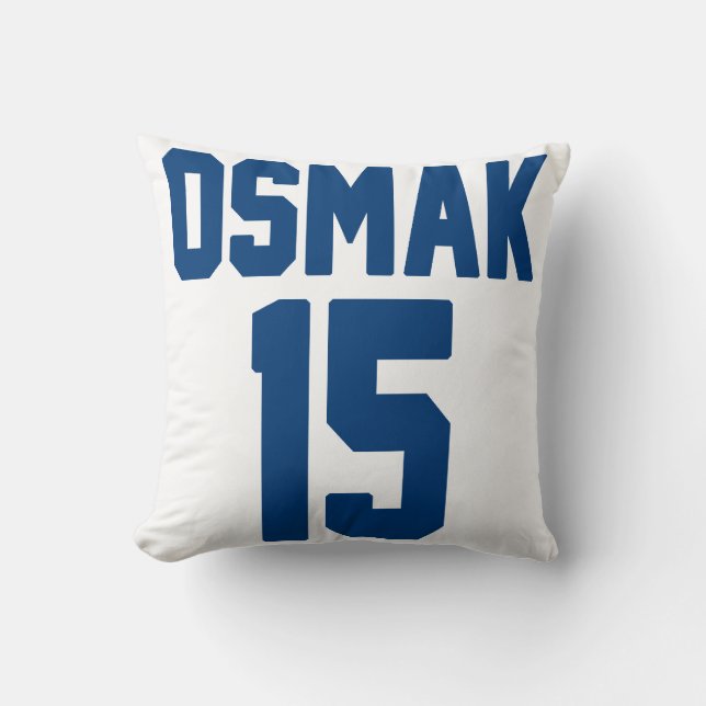 el jersey del hockey personalizó la almohada de (Anverso)