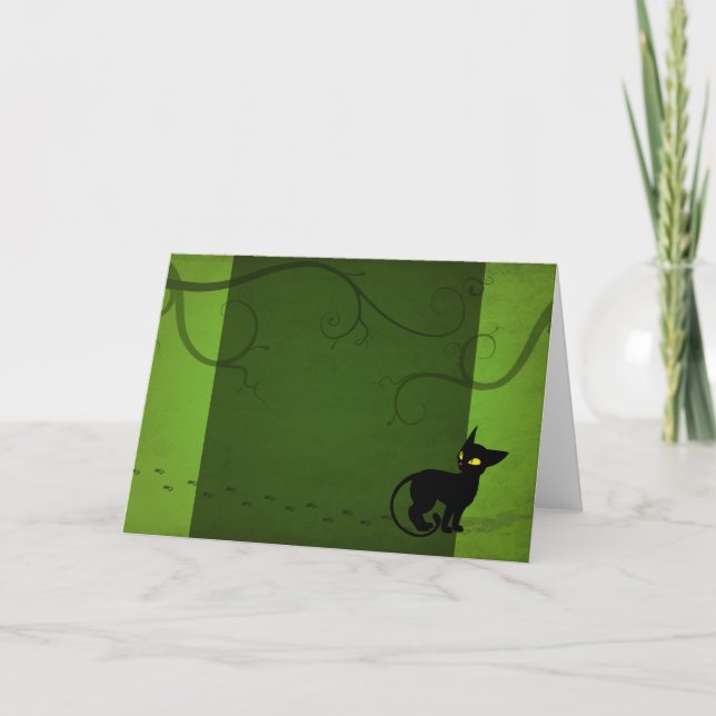 El Jinx toma una tarjeta de felicitación del paseo (Anverso)