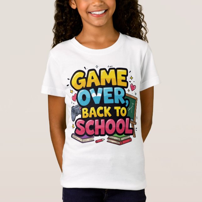 El juego de vuelta a la camiseta de la escuela | F (Anverso)