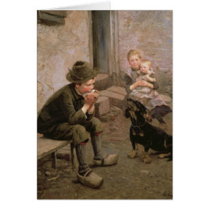 El jugador del órgano de boca