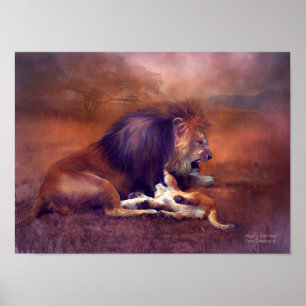 El jugar con el poster/la impresión del arte del