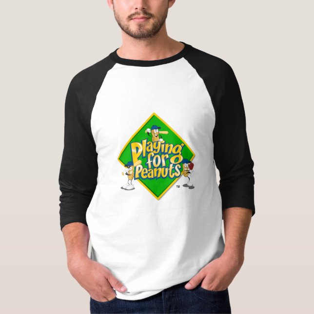 El jugar para los cacahuetes - 3/4 camisa con (Anverso)