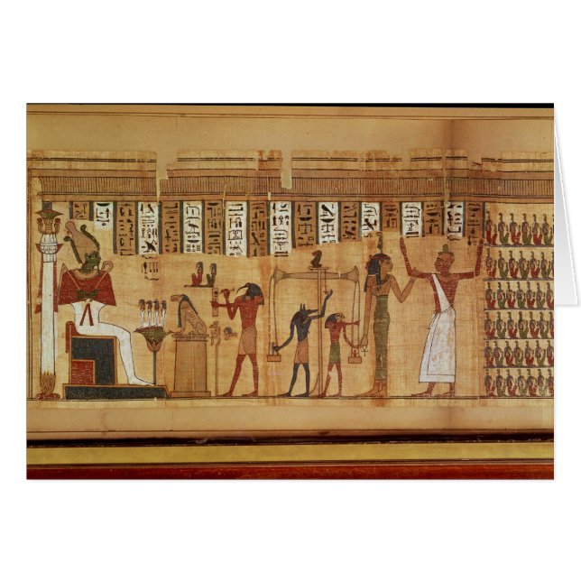 El juicio de Osiris, detalle (Anverso (Horizontal))