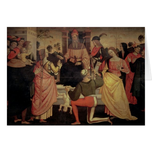 El juicio de Solomon (Anverso (Horizontal))