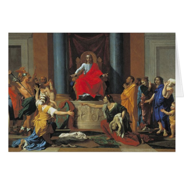 El juicio de Solomon, 1649 (Anverso (Horizontal))