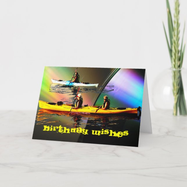 El kajak soña la tarjeta del Multi-uso de la (Anverso)