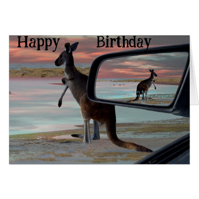 El Kangaroo Seaside Breezes Arte De Ilusión, (Anverso (Horizontal))