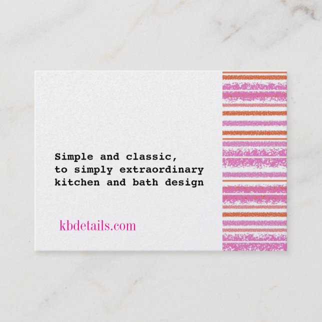 El KB detalla la tarjeta de visita (Anverso)