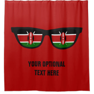 El Kenyan sombrea la cortina de ducha de encargo