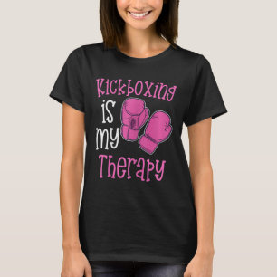 El kickboxing de mujeres es mi terapia Camiseta di