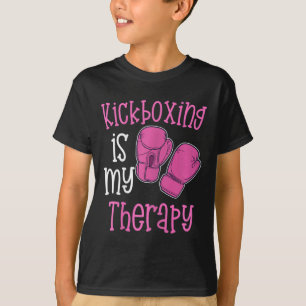 El kickboxing de mujeres es mi terapia Camiseta di