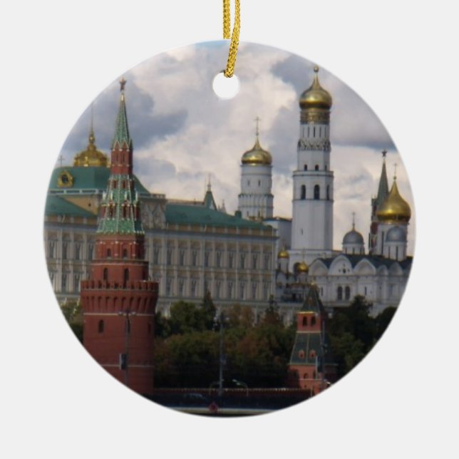 El Kremlin en ornamento de Moscú, Rusia (Frente)