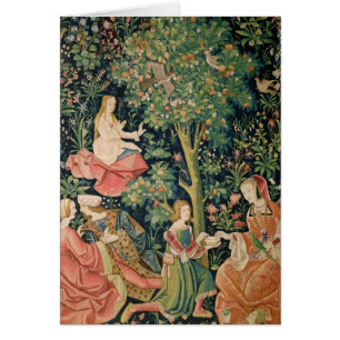 El La compite Seigneuriale: Escena Galante, c.1500