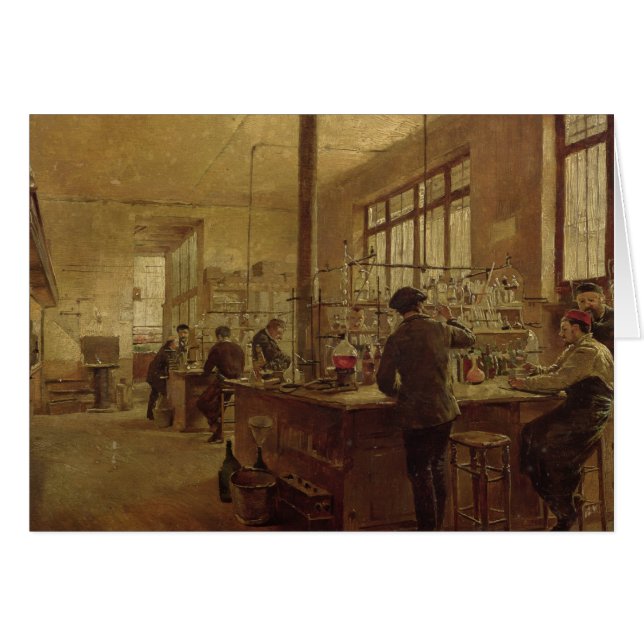 El laboratorio, 1887 (Anverso (Horizontal))