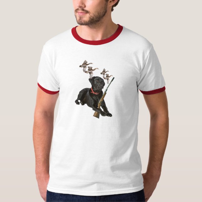 El laboratorio negro caza el camisetas (Anverso)