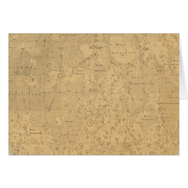 El lado visible del mapa de la superficie de la lu (Anverso (Horizontal))