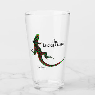 El lagarto afortunado personaliza nombre y la