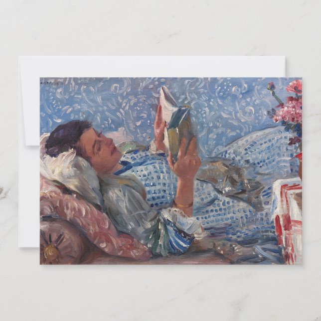 El lector | Lovis Corinth (Anverso)