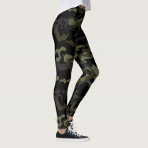 El legging impreso camuflaje asombroso