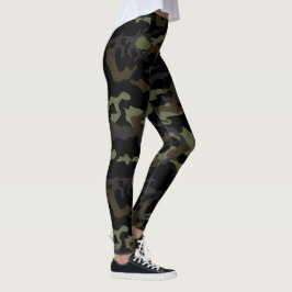 El legging impreso camuflaje asombroso