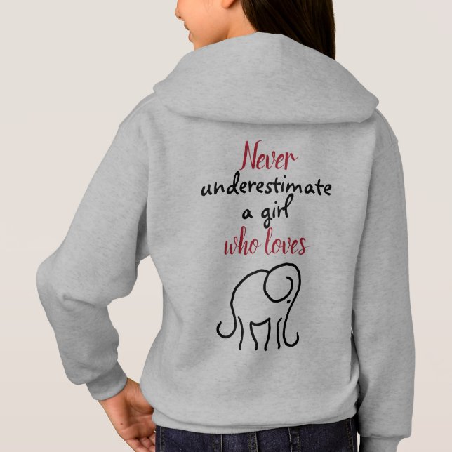 El lema del Chica elefante icónico (Reverso)