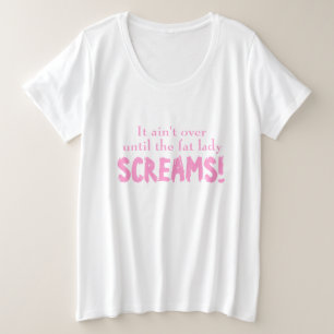 El lema no termina hasta la camiseta de maternidad