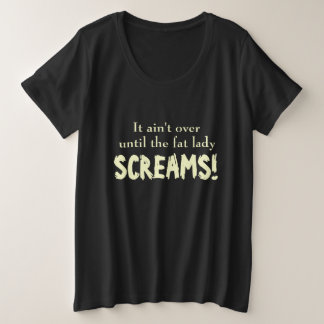 El lema no termina hasta la camiseta de maternidad