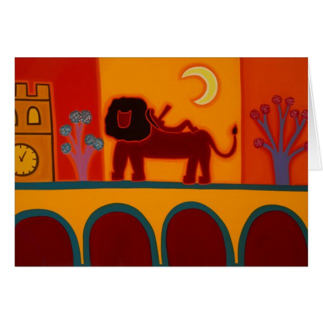 El león de Fulham Broadway 2008 (Anverso (Horizontal))