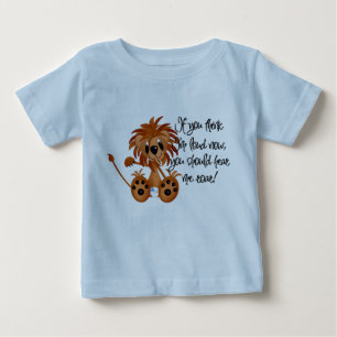 El león del bebé me oye rugir las camisetas y los