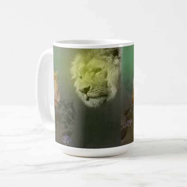 El León Y El Gato, Taza de Café (Anverso izquierdo)