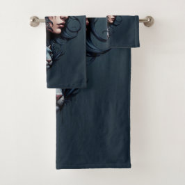 El leopardo negro y las mujeres se dirigen.