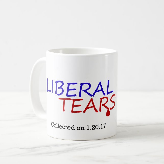 El liberal rasga la taza de café (Anverso izquierdo)