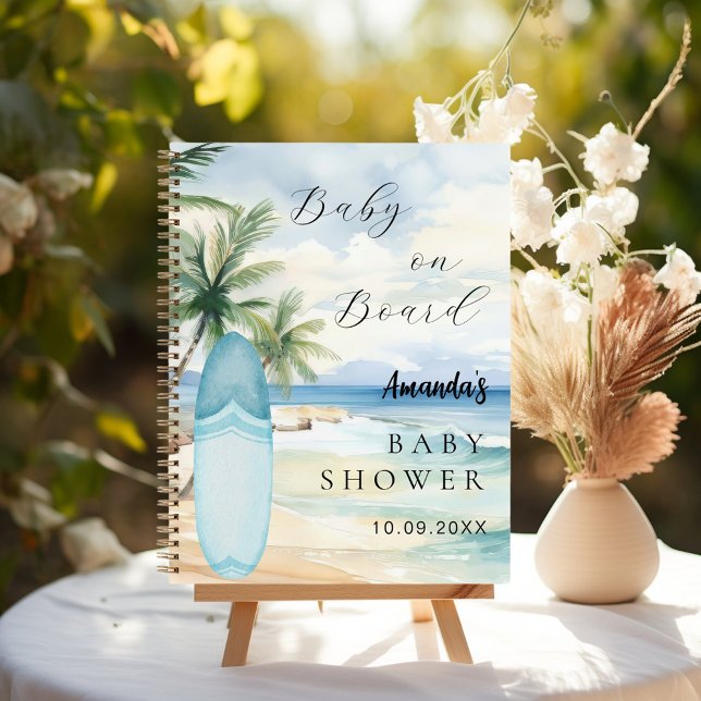 El libro de invitado baby ducha bebé a bordo de la (Subido por el creador)