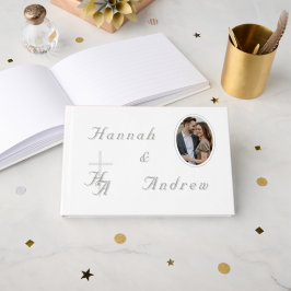 El Libro de Invitados de Boda Católico Refinado