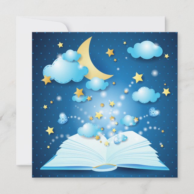 El libro de magia, la invitación (Anverso)