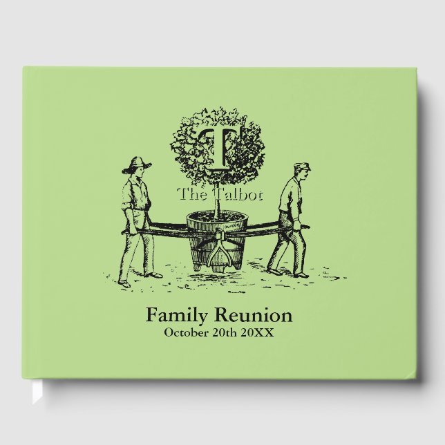 El libro de Personalizados de la Reunión de la Fam (Anverso)