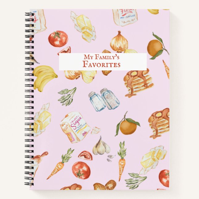 El libro de recetas favoritas de mi familia (Anverso)