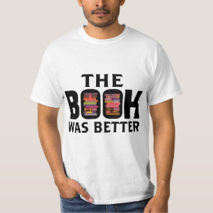 El libro fue mejor camiseta para hombre, profesor
