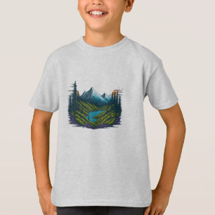 El lienzo de la Naturaleza: Camiseta de serenidad 